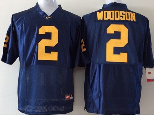 Wolverines #2 Charles Woodson Blue Stitched Youth NCAA Jersey